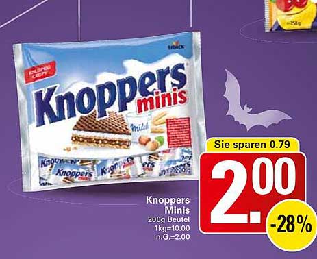 Knooppers Minis 200g Beutel