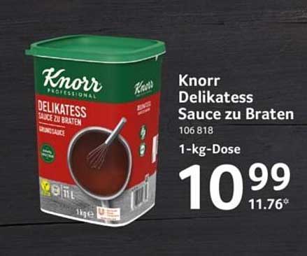 Knorr Delikatesse Sauce zu Braten 1-kg-Dose