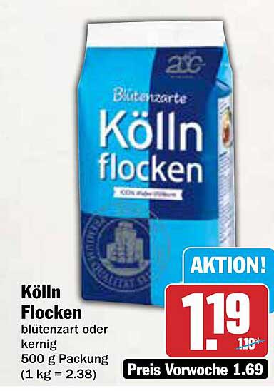 Kölln Flocken blütenzart oder kernig 500 g