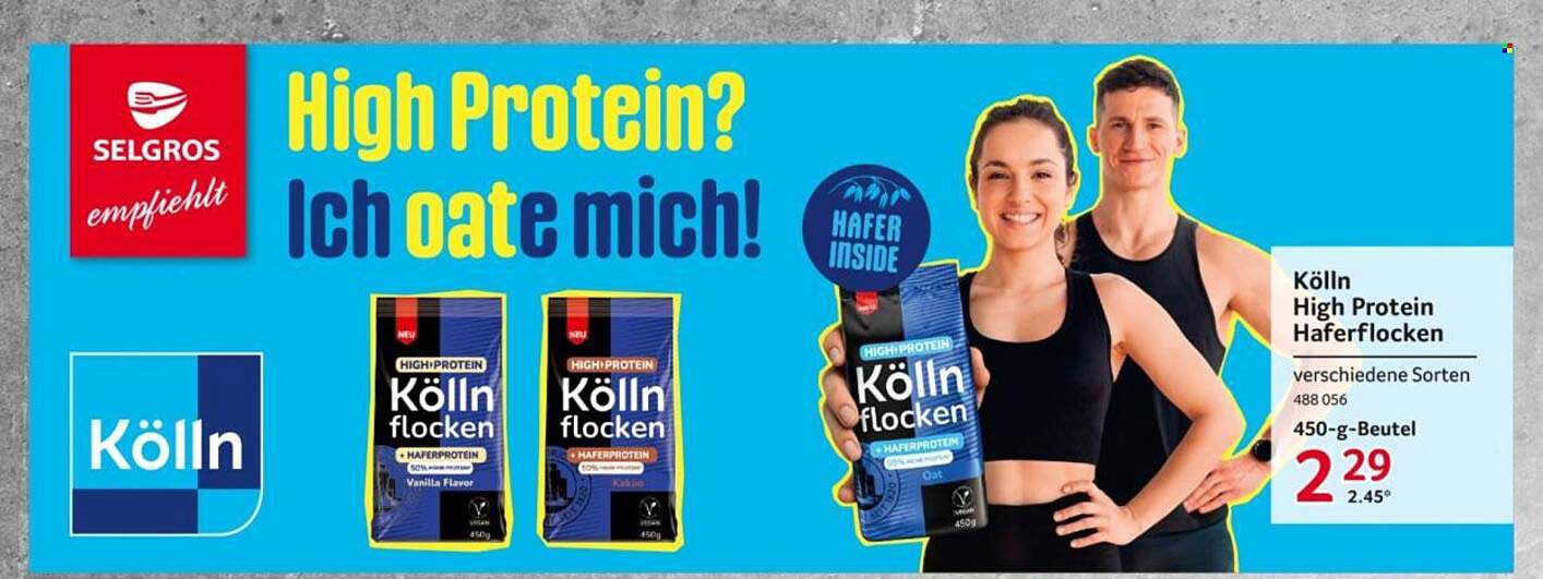 Kölln High Protein Haferflocken – verschiedene Sorten