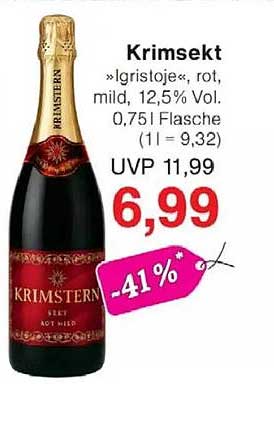 Krimsekt »Igristoje«, rot, mild, 12,5 % Vol. 0,75 l Flasche