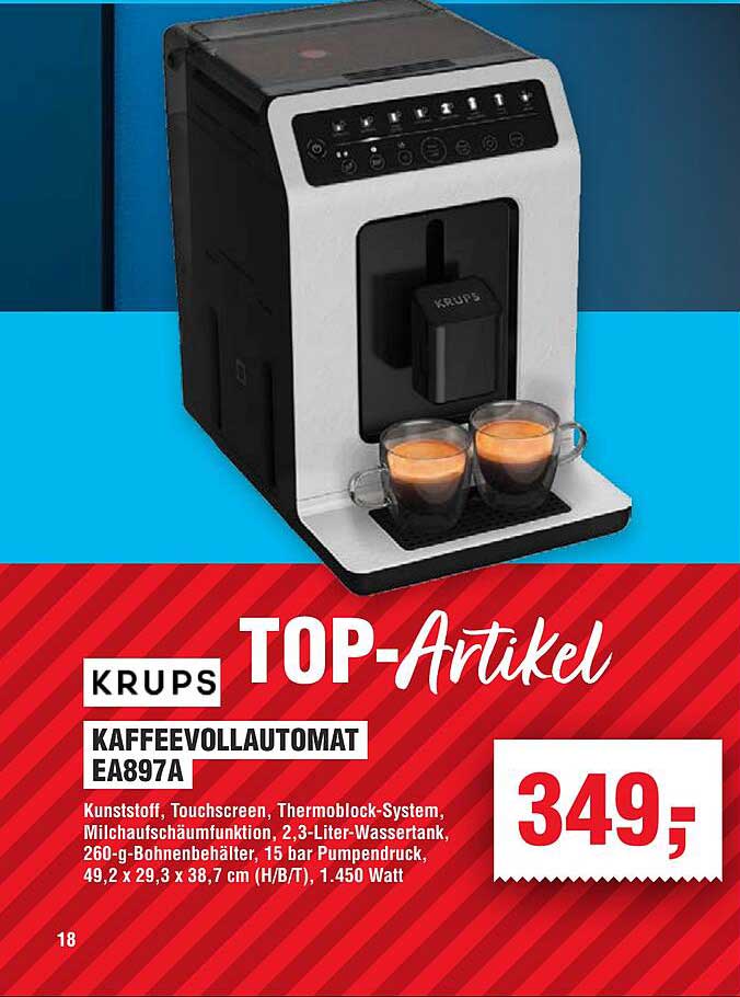 KRUPS Kaffeevollautomat EA897A