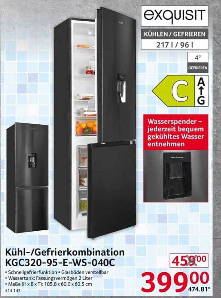 Kühl-/Gefrierkombination KGC320-95-E-WS-040C