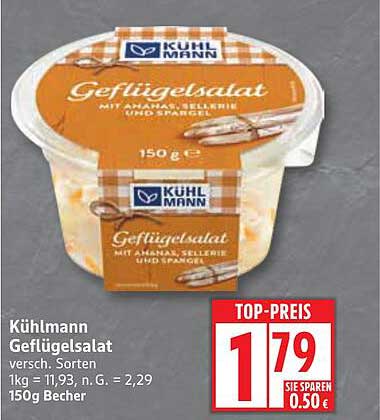Kühlmann Geflügelsalat - Verschiedene Sorten, 150g Becher