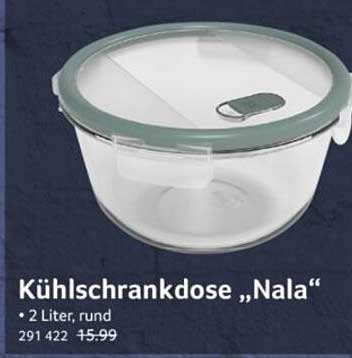 Kühlschrankdose ,,Nala“ - 2 Liter, rund