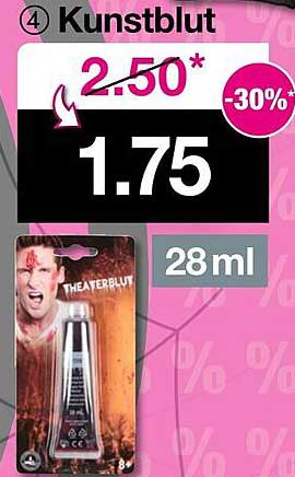 Kunstblut 28 ml - Theaterblut für spektakuläre Effekte
