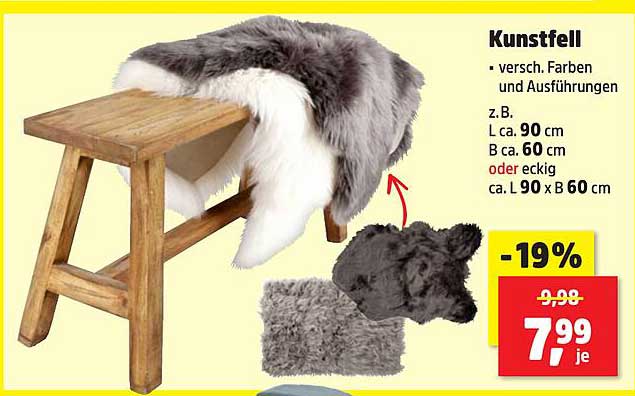 Kunstfell – verschiedene Farben und Ausführungen