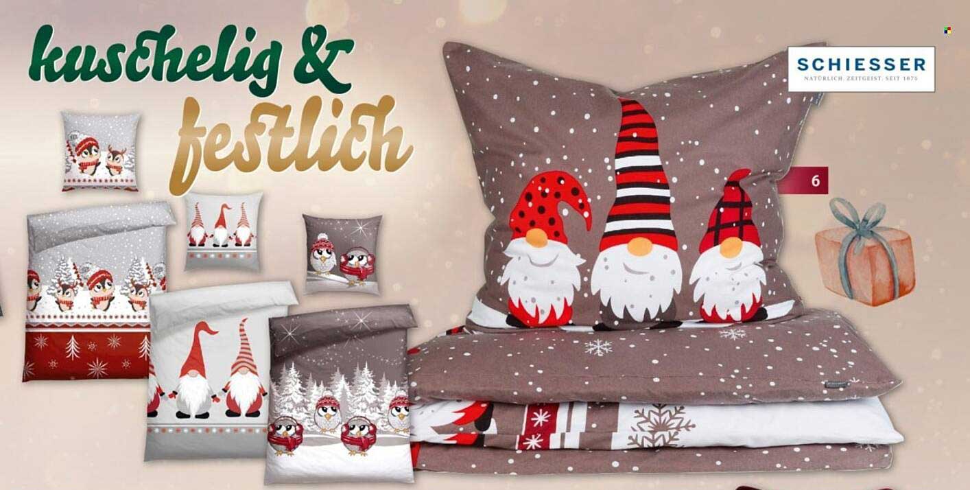 Kuscheligen Bettwäsche von Schiesser für die festliche Jahreszeit