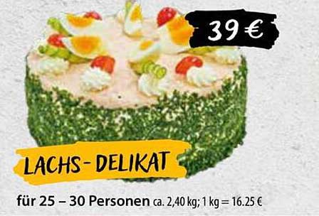 Lachs-Delikat für 25 – 30 Personen