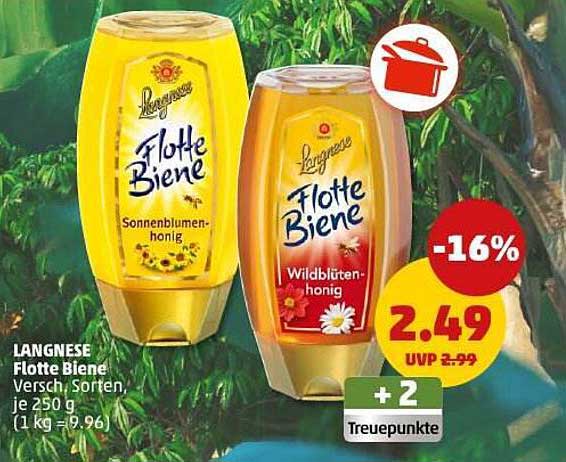 Langnese Flotte Biene, Verschiedene Sorten, je 250 g