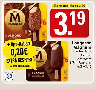 Langnese Magnum 6/8er Packung - verschiedene Sorten