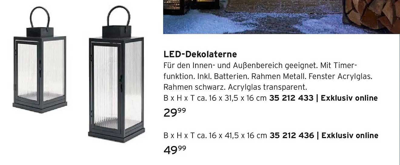 LED-Dekolaterne