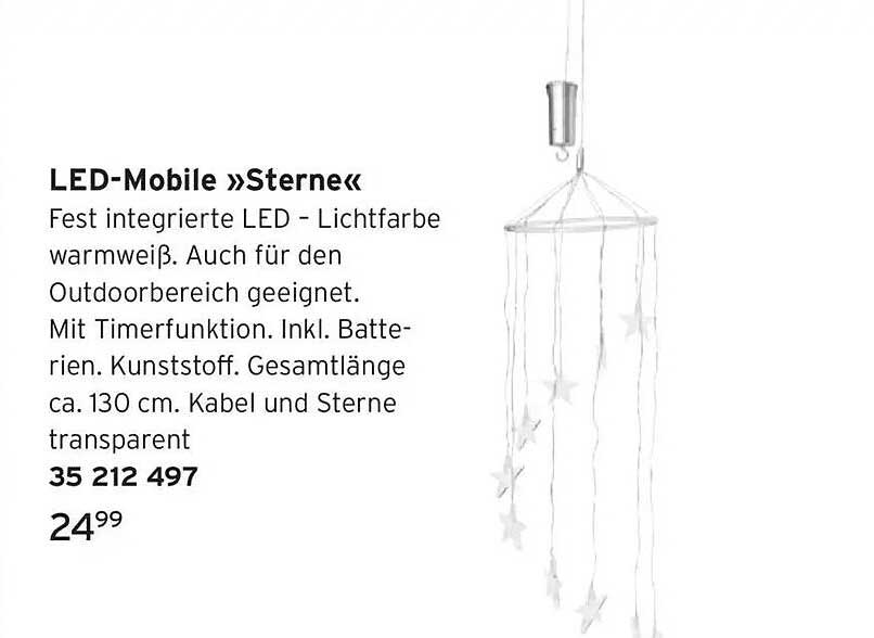 LED-Mobile »Sterne«