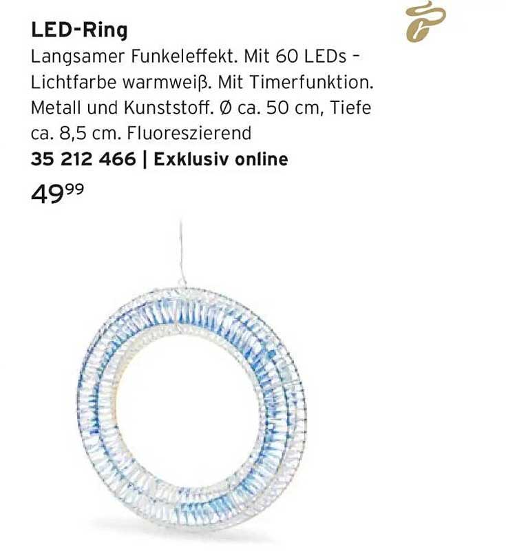 LED-Ring mit Langsamem Funkeleffekt – Für eine stimmungsvolle Beleuchtung