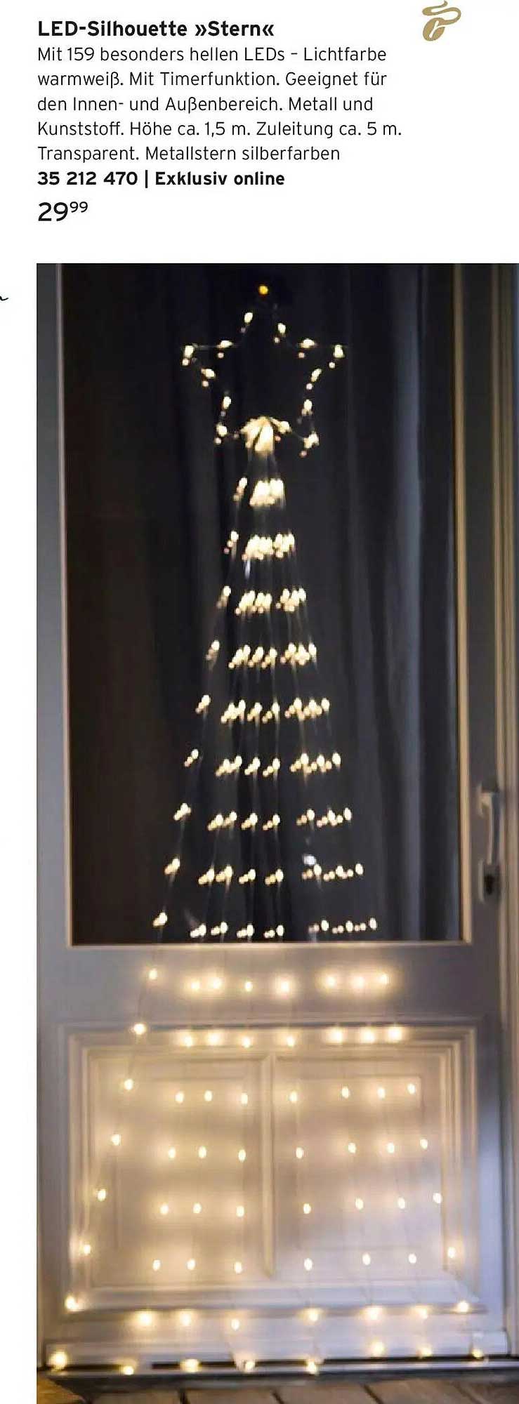 LED-Silhouette »Stern«