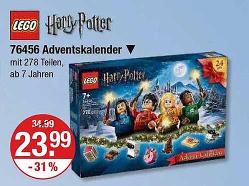 LEGO Harry Potter 76456 Adventskalender mit 278 Teilen