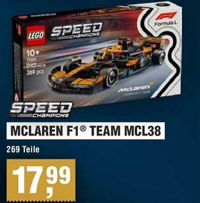LEGO Speed Champions McLaren F1® Team MCL38 – 269 Teile