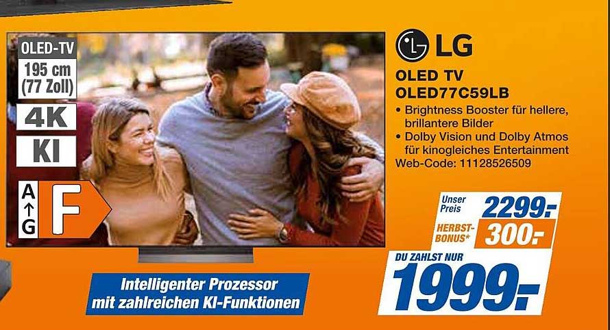 LG OLED TV OLED77C59LB - 77 Zoll