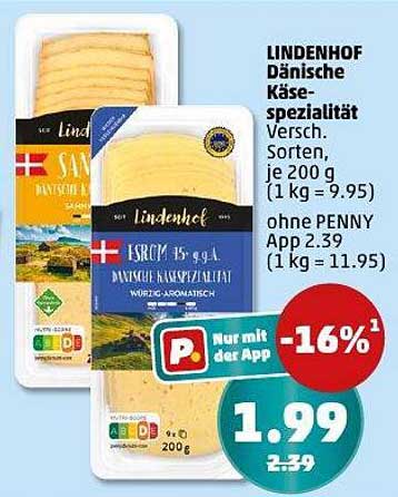 LINDENHOF Dänische Käse-Spezialität 200 g