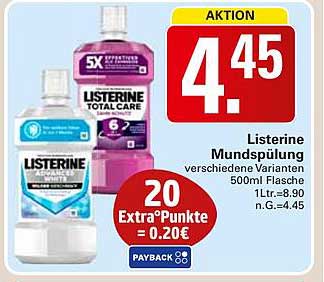 Listerine Mundspülung verschiedene Varianten 500ml Flasche