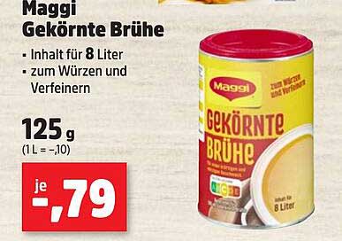 Maggi Gekörnte Brühe 125 g