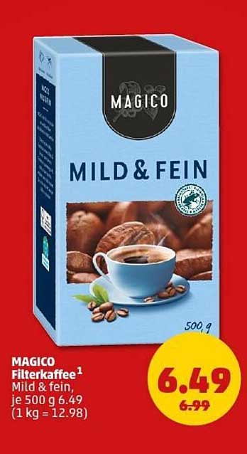 MAGICO Filterkaffee Mild & Fein - 500 g