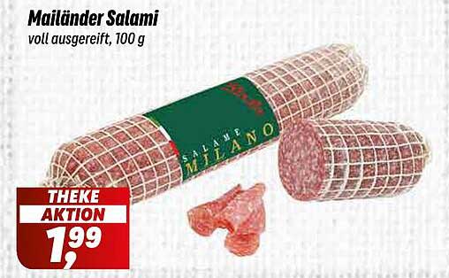 Mailänder Salami voll ausgereift, 100 g