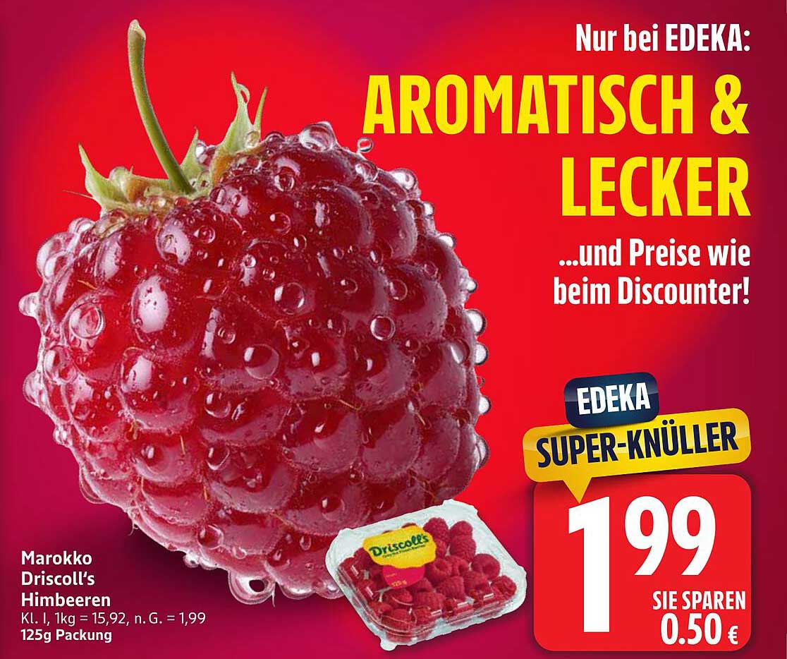 Marokko Driscoll's Himbeeren 125g