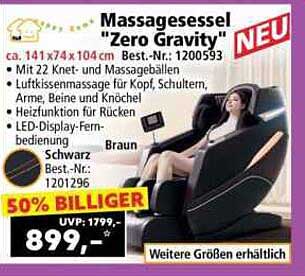Massagesessel 'Zero Gravity'