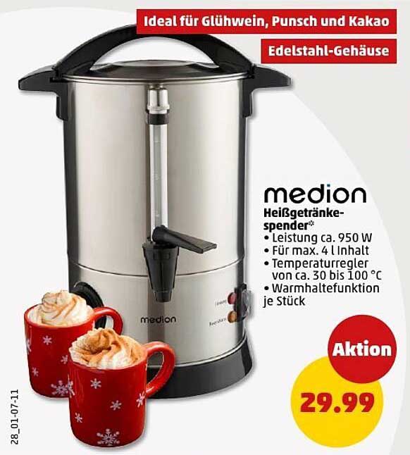 medion Heißgetränke-spender