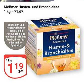 Meßmer Husten- und Bronchialtee 18 g
