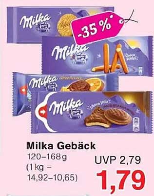Milka Gebäck (120-168g)