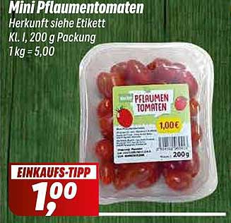 Mini Pflaumentomaten 200 g