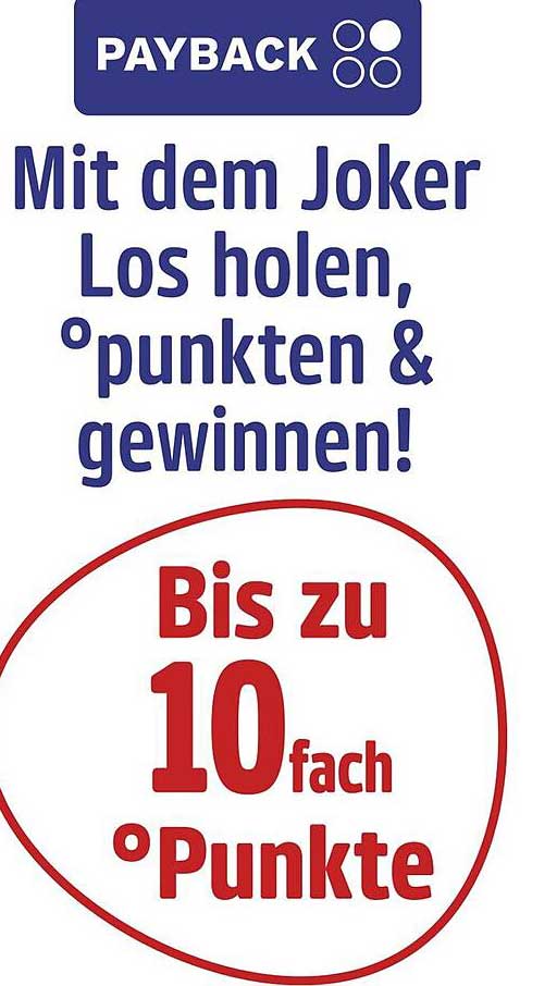 Mit dem Joker Los holen, °punkten & gewinnen!