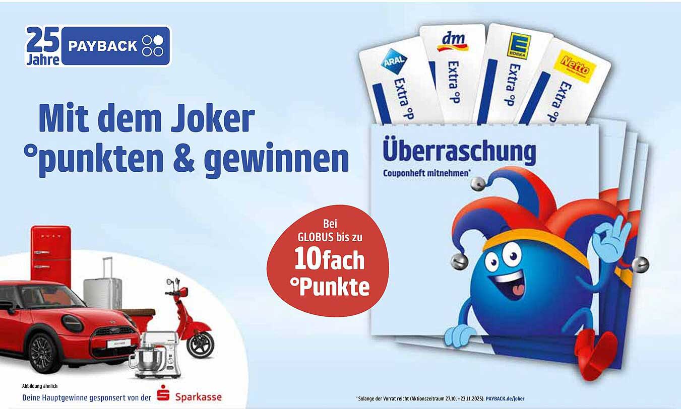 Mit dem Joker punkten & gewinnen bei GLOBUS!