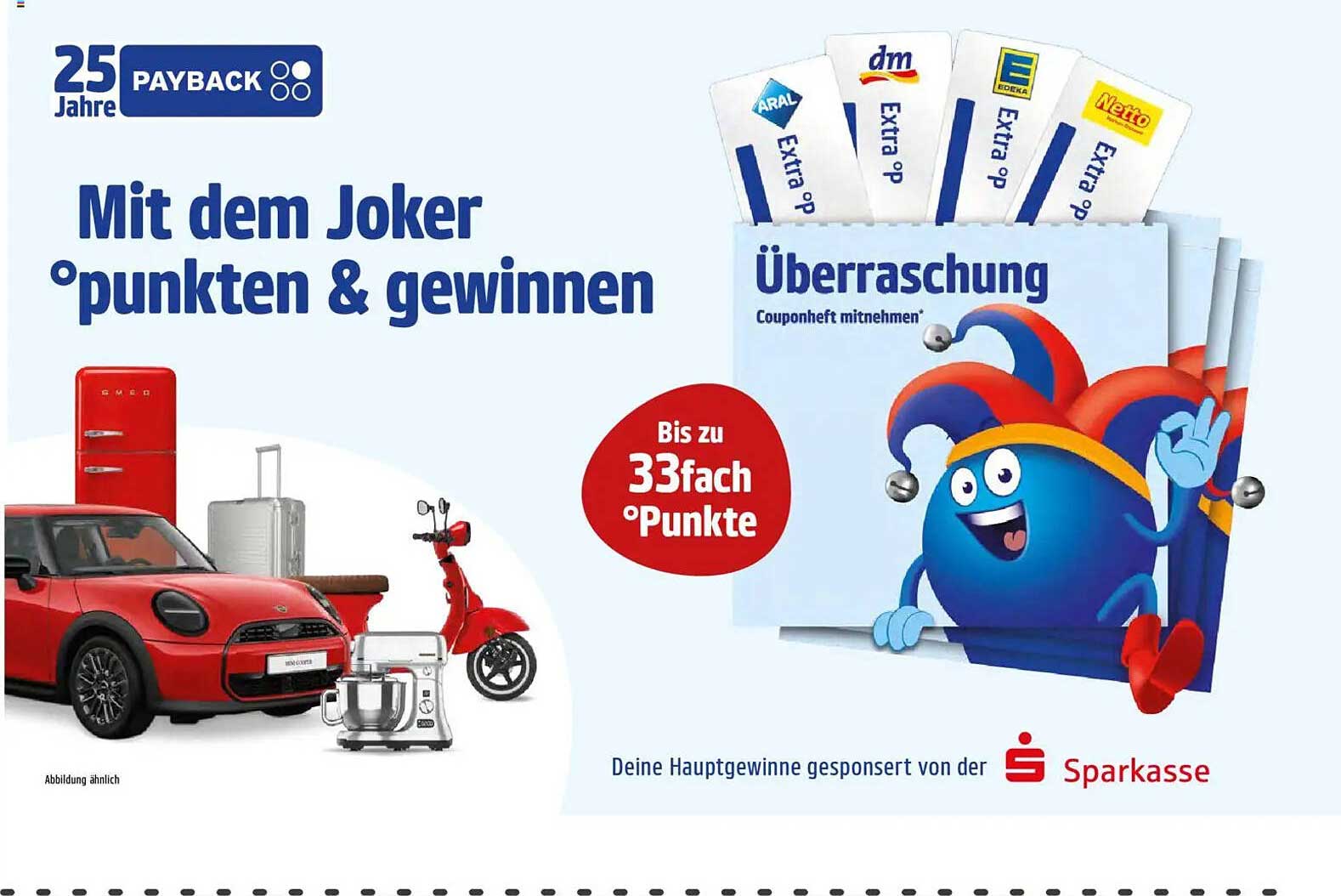 Mit dem Joker Punkten & Gewinnen - Bis zu 33fach Punkte