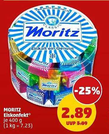 MORITZ Eiskonfekt 400 g - jetzt im Penny-Prospekt