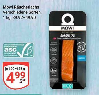 Mowi RäucherLachs, verschiedene Sorten, 1 kg