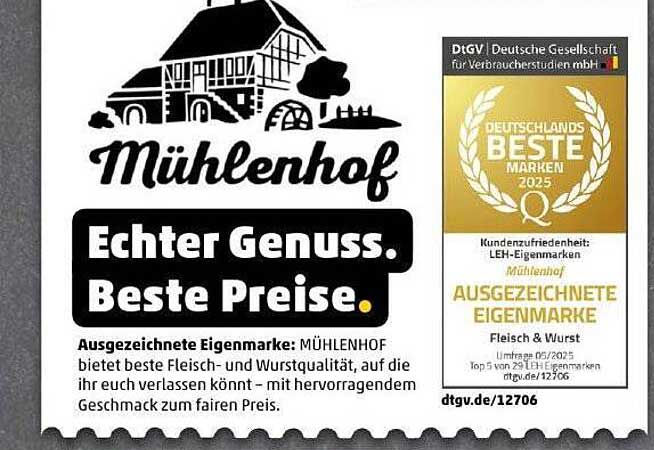 Mühlenhof - Echter Genuss. Beste Preise.
