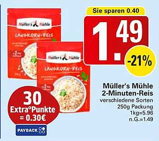 Müller's Mühle 2-Minuten-Reis