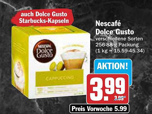 Nescafé Dolce Gusto Cappuccino 256-88 g Packung