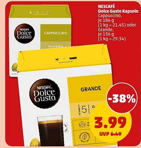 NESCAFÉ Dolce Gusto Kapseln - Cappuccino und Grande