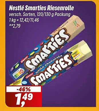 Nestlé Smarties Riesenrolle