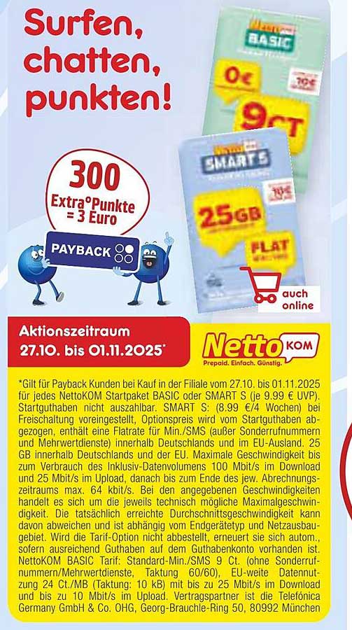 NettoKOM Startpaket BASIC und SMART S