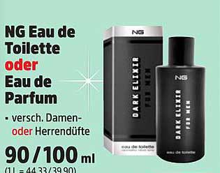 NG Eau de Toilette oder Eau de Parfum - Dark Elixir für Men