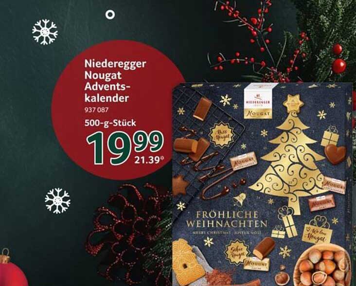 Niederegger Nougat Adventskalender