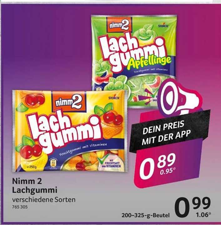 Nimm 2 Lachgummi - verschiedene Sorten