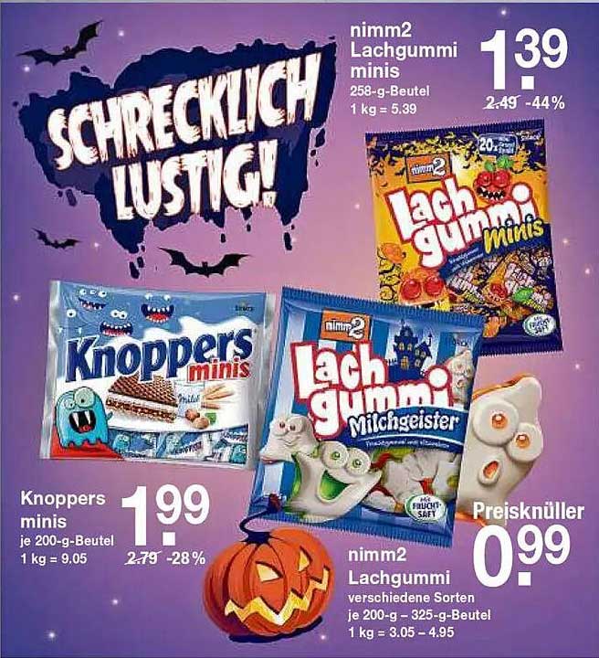 nimm2 Lachgummi minis 258-g-Beutel