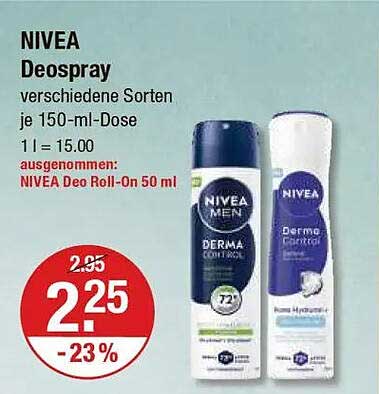 NIVEA Deospray verschiedene Sorten je 150-ml-Dose