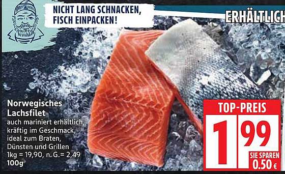 Norwegisches Lachsfilet